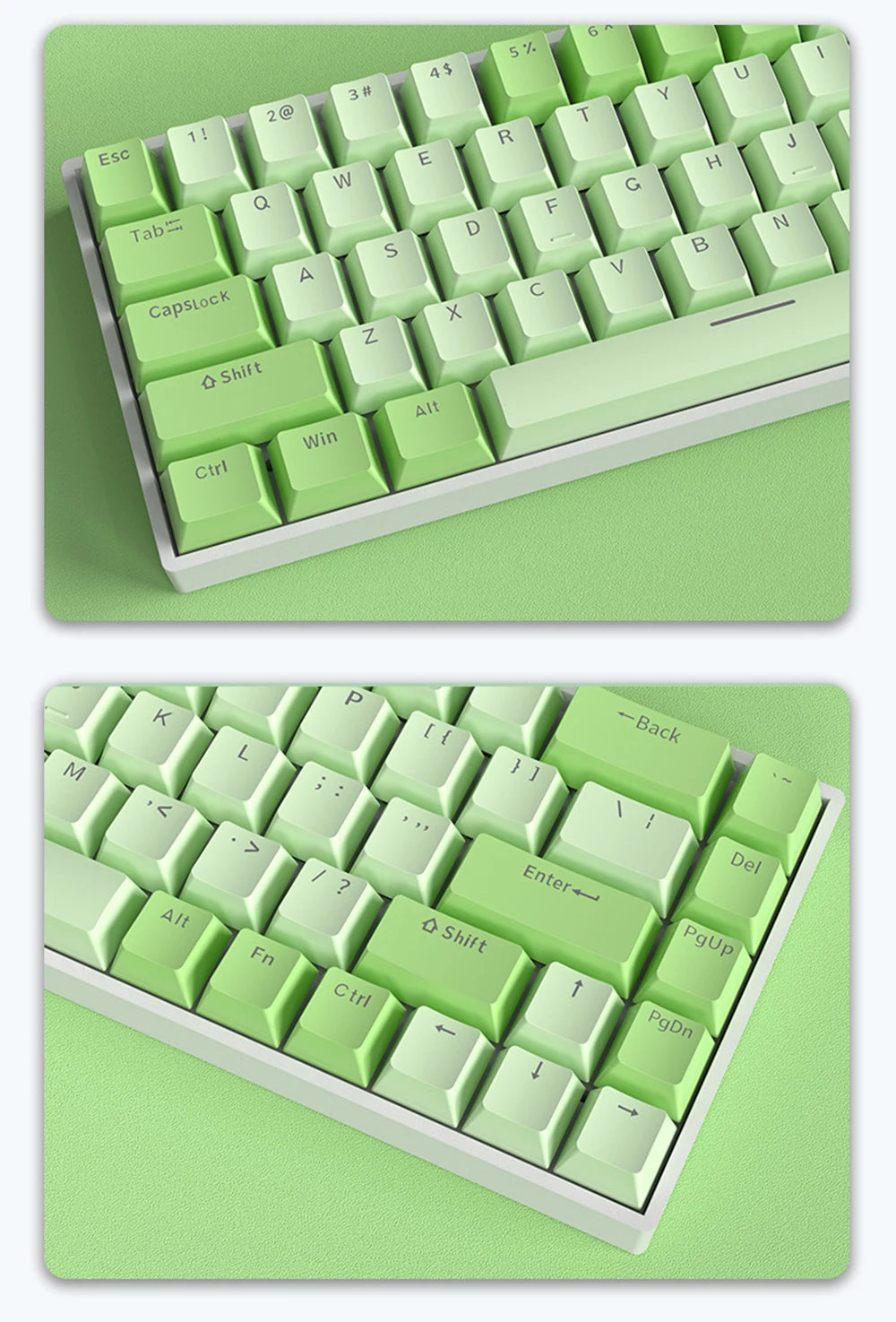GIBKEY G68 – Clavier mécanique 65% sans fil avec rétroéclairage RVB